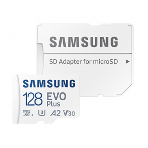 Samsung MicroSDHC EVO Plus 128GB Class 10 + Adapter