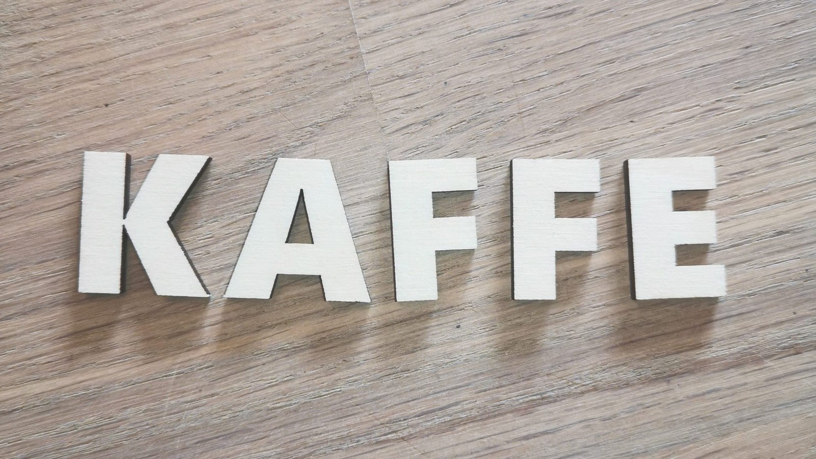 bogstaver i træ
