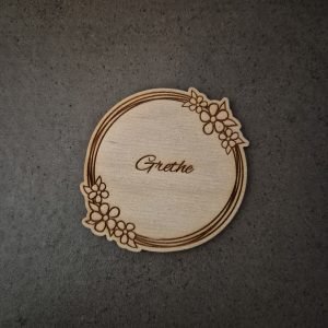 Bordkort i træ eller akryl - BK10