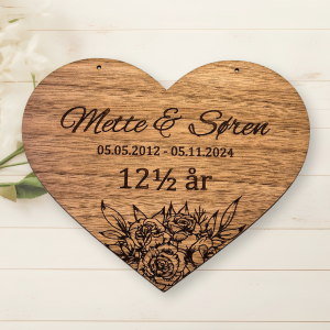 Hjerte til æresport i træ