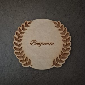 Bordkort i træ eller akryl - BK05